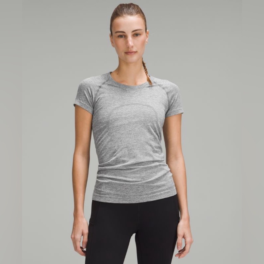 lululemon athletica Gray Swiftly Short Sleeve